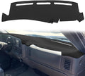 Yiz Dash Cover Mat Pad Custom Fit for 1999-2006 GMC Sierra/Chevy Chevrolet Silverado,2000-2006 GMC Yukon XL/Chevy Suburban Tahoe Avalanche,Dashboard Cover Carpet (99-06 Black) Y55