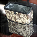 Fekey&JF Hanging Car Trash Can, Waterproof Leakproof Oxford Auto Garbage Bag with Storage Pockets, Vehicle Multi-Use Organizer for Outdoor Traveling, Foldable Trash Bin Universal for Car, SUV