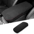 Armrest Box Cover Center Console Pad Waterproof Memory Foam Armrest Cushion Covers Compatible with KIA Stinger 2018-2023-Black
