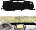 x xotic tech Center Console Dashboard Mat Pre-Cut Non-Slip Sunshield Sun Glare Protector Dash Carpet Pad Black Cover Compatible with Chevy Equinox SUV 2018 2019 2020 2021 2022 2023 2024