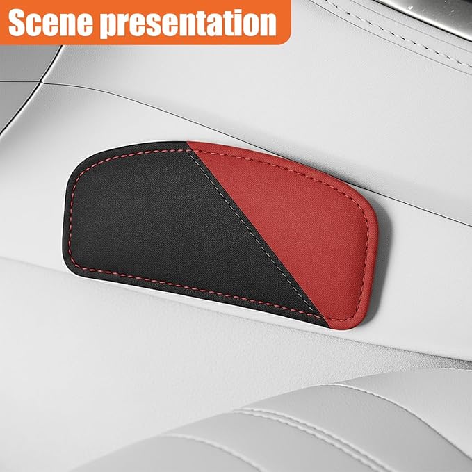 Car Knee Cushion Pad, Comfort Suede & Memory Foam Auto Door Armrest Elbow Protective Pillow, Soft Vehicle Interior Center Console Leg Support Accessories for Most Cars Trucks SUVs(Red)