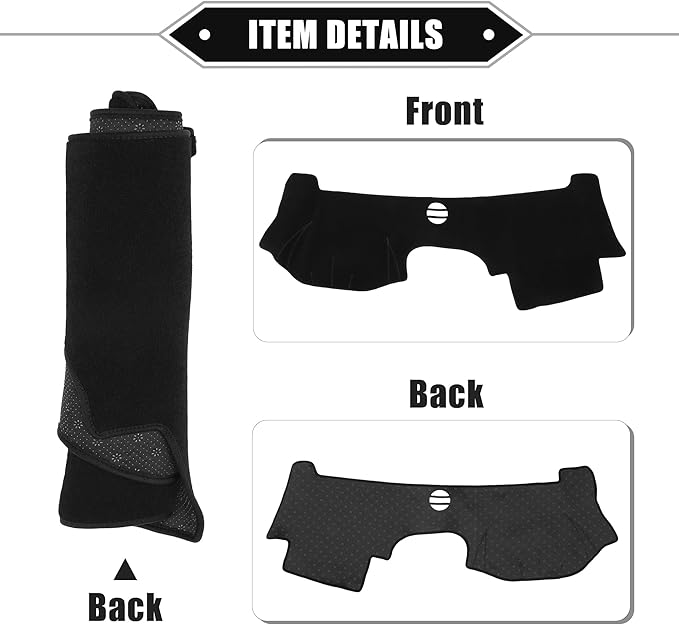 Dashboard Cover Compatible for Cadillac CTS 2004-2009, Non-Slip Polyester Black Dash Cover Mat Dash Board Protector Cover
