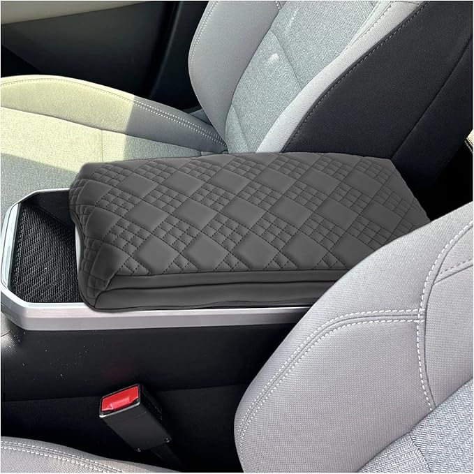 SXCY for 2026 GMC Terrain Armrest Cover (Added-Pad) for 2025 2026 GMC Terrain Accessories 2025 2026 Terrain Center Console Cover 2025 2026 Terrain Middle Console Cover Add Soft Cotton Cushion