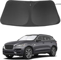 Windshield Sun Shade Custom Fit for 2016-2024 2025 Jaguar F-Pace F Pace Accessories Foldable Sunshade Sun Blocker Protect Car from Sun Rays & Heat Damage Keep Car Cooler