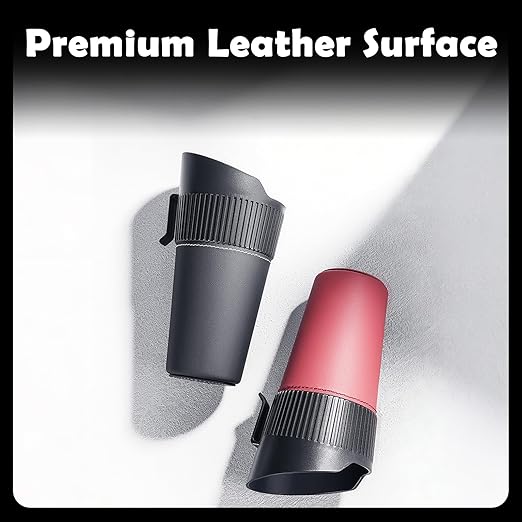 LoopTime Leakproof Car Trash Can,Mini Car Trash Bin for SUV and Truck,Small Cars Garbage Can,Waterproof Automotive TrashCan for Vehicle,Home,Office,Multipurpose,Easy to Clean (Black Hook)