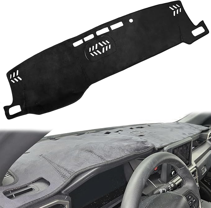 Dash Cover Mat Fit for 2025 2026 4Runner & 2024-2026 Tacoma Accessories,Dashboard Cover Mat Non-Slip Carpet,Sunshield Glare Dash Cover