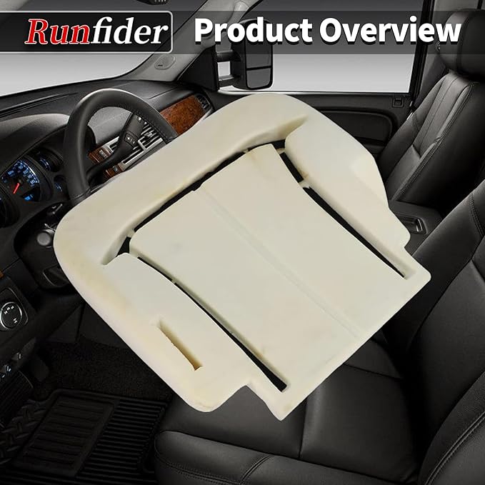 Driver Front Bottom Seat Foam Pad Cushion accessories replacement fit for Chevy Silverado Tahoe Suburban Avalanche Yukon GMC Sierra seat covers 1999 2000 2001 2002