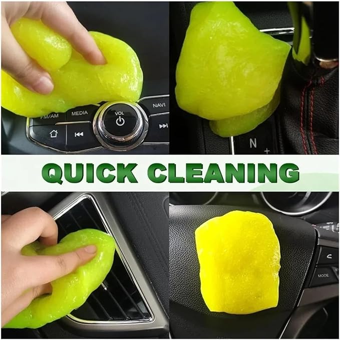 Car Cleaning Gel - Reusable Keyboard Cleaner & Vent Cleaner Slime for & Dirt Removal - Multiuse Air Gel for Automobile & Home Cleaning(G)