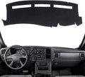 KEYOOG Dashboard Cover - Black Polyester Mat for Chevy Silverado, Avalanche, Tahoe, Sierra, Yukon (1999-2006), Custom Fit, Non-Slip, Anti-Glare