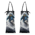 ALAZA Hanging Car Trash Bags Garbage Bag Trash Can for Back Seat Small Snowboarding 1 Washable Storage Bag Retractable 2 Pack