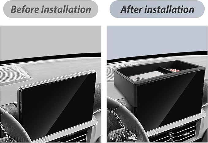 SKTU Upgrade for 2025 2026 Ford Explorer Dashboard Organizer for 2025 2026 Ford Explorer (Active/ST-Line/Platinum/ST) Behind Screen Organizer Ford Explorer 2025 2026 Accessories Dashboard Tray