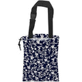 Car Trash Bag Trendy Floral Car Garbage Bag Hanging Car Trash Can for Back Seat with Drawstring