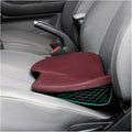 Car Seat Cushion, Memory Foam Auto Wedge Seat Pad, Comfort Low Back and Tailbone Sciatica Pain Relief Driving Pillow, Breathable Non Slip Orthopedic Support Pad (Red)