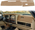 Dash Cover Mat Custom Fit for Jeep Cherokee Comanche Wagoneer Limited Dashboard Pad Carpet Protector K186 (Beige)
