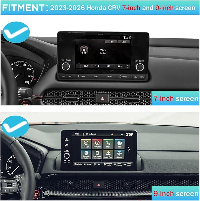 Carwiner 4PCS Center Console Organizer Compatible with 2023 2024 2025 2026 Honda CR-V EX-L/Sport-L Hybrid Accessories, Dash Organizer Tray Holder & Hidden Storage Box for Honda CRV with Coin