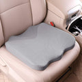Car Seat Cushion, Comfortable Memory Foam Cushion for Driving, Auto Heightening Wedge Cushion for Sciatica Tailbone Pain Relief (Gray)