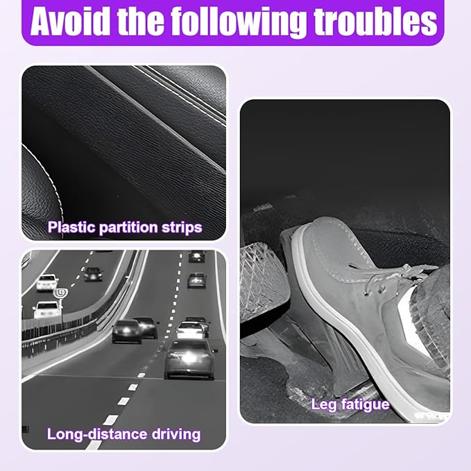 YoRise Car Knee Cushion Pad, Comfort Cool Sponge Car Door Armrest Pillow, Soft Auto Leg Protective Mat, Universal Vehicle Interior Center Console Elbow Support Accessories for Most Cars(Cool)