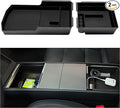 JVMA Center Console Organizer (Full Size) Armrest Console Organizer for Tesla Model 3 Highland Accessories 2024 2025 2026 (US Patent) Non-Slide