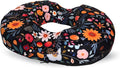 Floral Donut Pillow for Hemorrhoids Seat Cushion for Tailbone Pain Relief - Flower Home Office Chair Cushion for Long Sitting Work - Memory Foam Car Seat Cushions for Driving Butt Pain Pressure Relief
