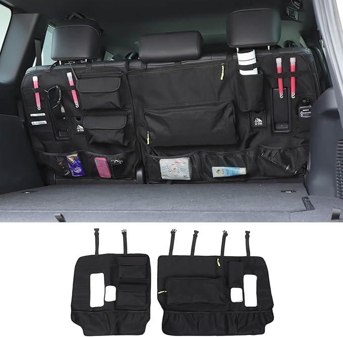 Trunk Hanging Organizer Backseat Bag Compatible with Toyota Land Cruiser 250 Prado J250 LC250 2024 2025, Seat Back Car Organizer Storage Pockets