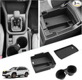 SKTU 3Pcs for 2025 2026 Subaru Forester Center Console Organizer 2025 2026 Forester Console Tray Subaru Forester 2025 2026 Accessories Cup Holder 2025+ Forester Wireless Charging Pad with Coin Holder