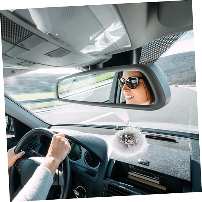 Auto Dashboard Mat Non Slip Vehicle Cushion with Elegant Pearl Design Car Pad for All Seasons for Securely Holding Items Your Car Interior