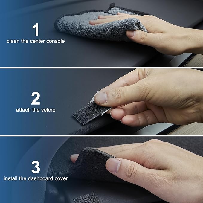 Dashboard Dash Cover Mat Carpet Compatible with 2019-2023 Ram 1500/2500/3500