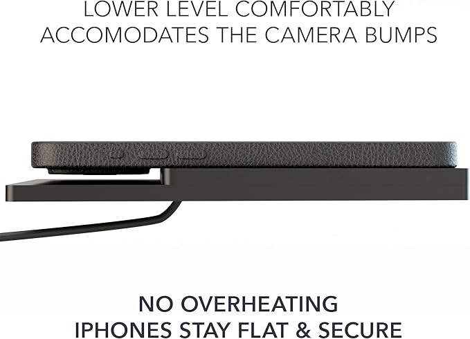 TWRAPS Dual Wireless Phone Charger for 2017-2020 Tesla Model 3 and Tesla Model Y, 1st Gen Center Console Charging Pad -Works with iPhone 17 Pro Max and iPhone & Android Phones with MagSafe Cases