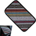 Car Center Console Cover, Bohemian Style Armrest Cover Pad, Breathable Non-Slip Armrest Box Pad, Universal Center Console Protector Cushion, Boho Car Accessories