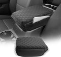 CDEFG for 2023-2025 2026 GMC Canyon Center Console Cover Armrest Box Cover for Canyon (Elevation, AT4, Denali) 2023 2024 2025 Accessories Console Arm Rest Protector Checkered Padded Side Pocket