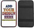 Custom Auto Center Console Pad Car Armrest Cushion Car Decor Accessories, Add Your Own Personalized Text Name Message Image on Seat Box Cover Protector, Universal for Most Vehicle Sedan, Truck, SUV