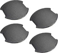 WORCAS 4Pcs Black Carbon Fiber TPU Car Door Handle Cup Protective Stickers Universal Door Handle Cups Scratch Protection Films