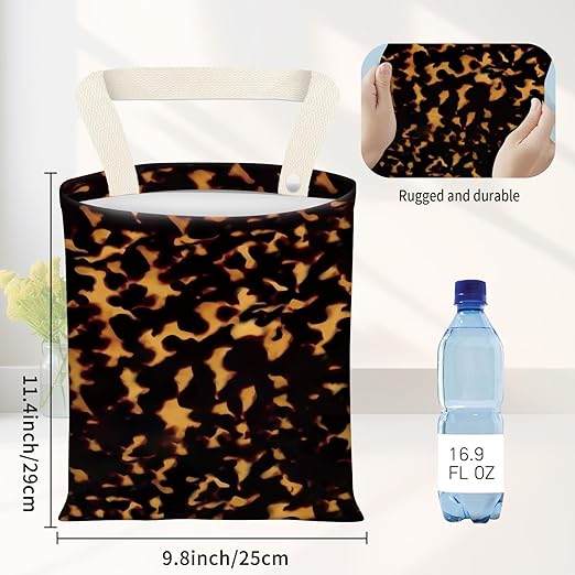 ADQWIOVL Car Garbage Can, Seat Back Hanging Cute Car Trash Can Bag, Car Organizer and Storage Bag for Travelling, Outdoor Cute Yellow Black Pattern