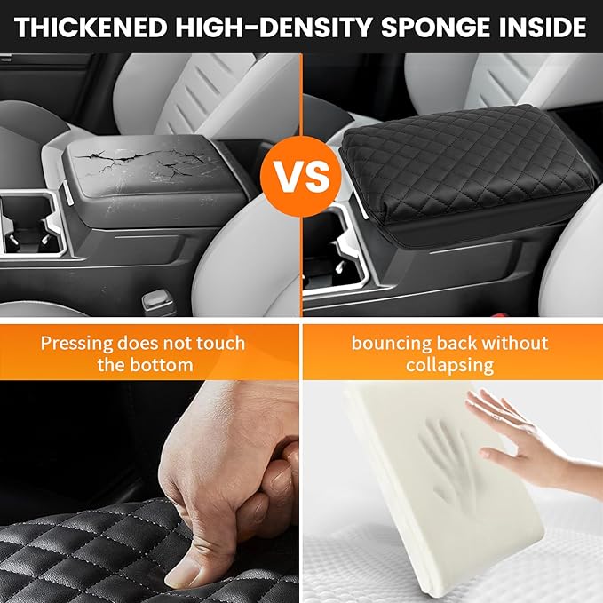 Custom Fit for Center Console Cover Tacoma 2024 2025 2026 Armrest Cover Center Console Pad Interior Accessories Car Armrest Seat Box Cover Protector