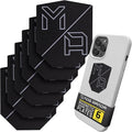 Mob Armor MobNetic Plate - Magnetic Phone Mounting Plate - 0.02inch Thick Metal - iPhone & Android Smartphone Compatible - 3M VHB Adhesive Cars Trucks Motorcycles & Extreme Sport Plate Magnet (6 Pack)