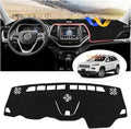 CARTIST Dash Cover Fits for Jeep Cherokee 2014-2023 (NOT for Grand Cherokee) (Only Fits Cherokee Latitude) Dashboard Cover Mat for Cherokee Accessories