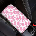 Mintutlipy Pink Cow Car Center Console Cover Car Storage Box Mat Anti-Scratch Armrest Cushion Protector for Dogs Pets