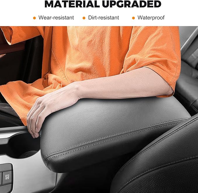 Center Console Cover for Kia Optima 2016 2017 2018 2019 2020 Car Accessories Center Consoles Anti-Scratch Waterproof PU Leather Arm Rest Covers Armrest Box Cushion Pad Automotive Interior Accessory