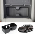 Maxzina Cup Holder Compatible with 2024-2025 Hyundai Santa Fe Silicone Insert Center Console Cup Holder Silicone Black Bottle Holder Interior Decoration for 2024 Santa Fe Accessories