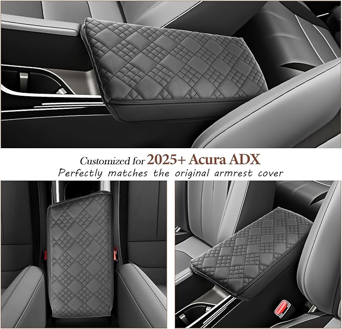 SKTU for 2025 2026 Acura ADX Center Console Cover for 2025 2026 Acura ADX (ADX/A-Spec/A-Spec Advance) Armrest Cover Acura ADX 2025 2026 Accessories 2025 2026 ADX Seat Box Cover Soft (Thickened)