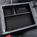 SXCY for 2023 2024 Hyundai Tucson/Santa Cruz Center Console Organizer for 2022-2024 Tucson NX4 / Santa Cruz Limited Armrest Console Tray 2024 Tucson Accessories ABS Armrest Console Storage(Black)