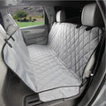 4Knines Dog Backseat Cover with Hammock for Cars, SUVs, and Trucks – Waterproof Layers, Nonslip Seat Protector, Durable Nylon Clips, K9 Shield with Heavy Duty Thread, (Extra Large, Grey)
