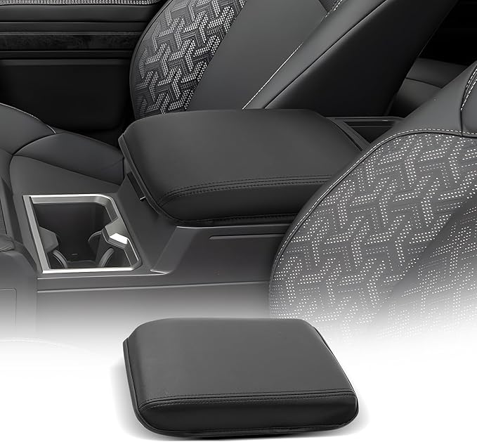 CDEFG for 2024 2025 2026 Toyota Tacoma Center Console Cover Armrest Box Cover for Tacoma (SR, SR5, TRD PreRunner, TRD Sport, TRD Off-Road, Limited) Accessories Console Arm Rest Protector