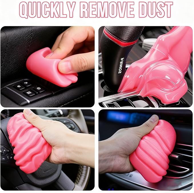 Car Cleaning Gel Car Clean Detailing Putty, Universal Car Interior Cleaner Slime, Car Putty Auto Detailing Tools Accessories, Dust Remover Perfect Cleaning Kit Supplies, Gifts for Men Women-5.6oz