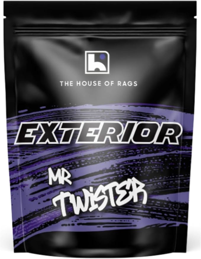 THOR Mister Twister V2: Microfiber Towels for Cars 16x16 in, 600 GSM Korean Made – Plush Twist Loop Design for Streak-Free Glass, Sealant & Waterless Wash – Car Detailing Cloth – 3 Pack, Purple