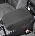 SXCY for 2024 2025 2026 Land Cruiser Armrest Cover for Toyota Land Cruiser 2025 2026 Center Console Cover 2024 2025 2026 Land Cruiser Center Console Cover (Black Carbon Fiber (Thin))