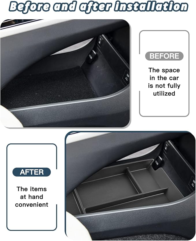 Ruiya 2025 BZ4X Lower Console Organizer for Toyota BZ4X 2025 Accessories Silicone Material Under Console Organizer Compatible with (2022-2025) Toyota BZ4X & (2023-2026) Subaru Solterra