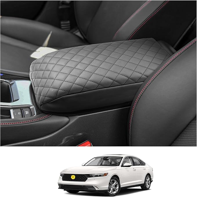 CDEFG 2023-2026 Accord Center Console Cover, for 2023 2024 2025 2026 Honda Accord 11th Gen Accessories Armrest Cover Center Console Pad Arm Rest Cushion Cover