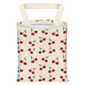 ADQWIOVL Car Garbage Can, Seat Back Hanging Cute Car Trash Can Bag, Car Organizer and Storage Bag for Travelling, Outdoor Cute Red Cherry