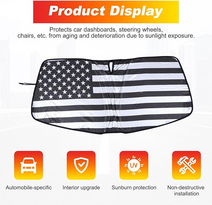 1 Pieces Car Sun Shade for Windshield,Sun Visor Front Windshield Sunshade,Foldable Windshield Cover Fits 2016 2017 and up, Compatible with Mazda MX5 (C)